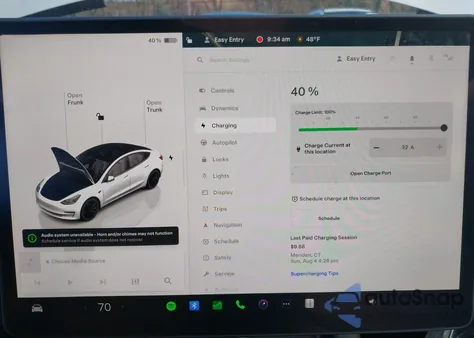2023 Tesla Model 3 Rear-Wheel Drive z USA, uszkodzony, nr VIN 5YJ3E1EA2PF544176